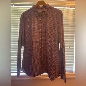 All Saints Plaid Long Sleeve Button Down